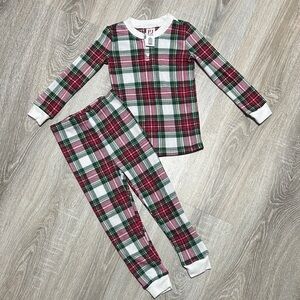 Plaid Kids Pajama Set